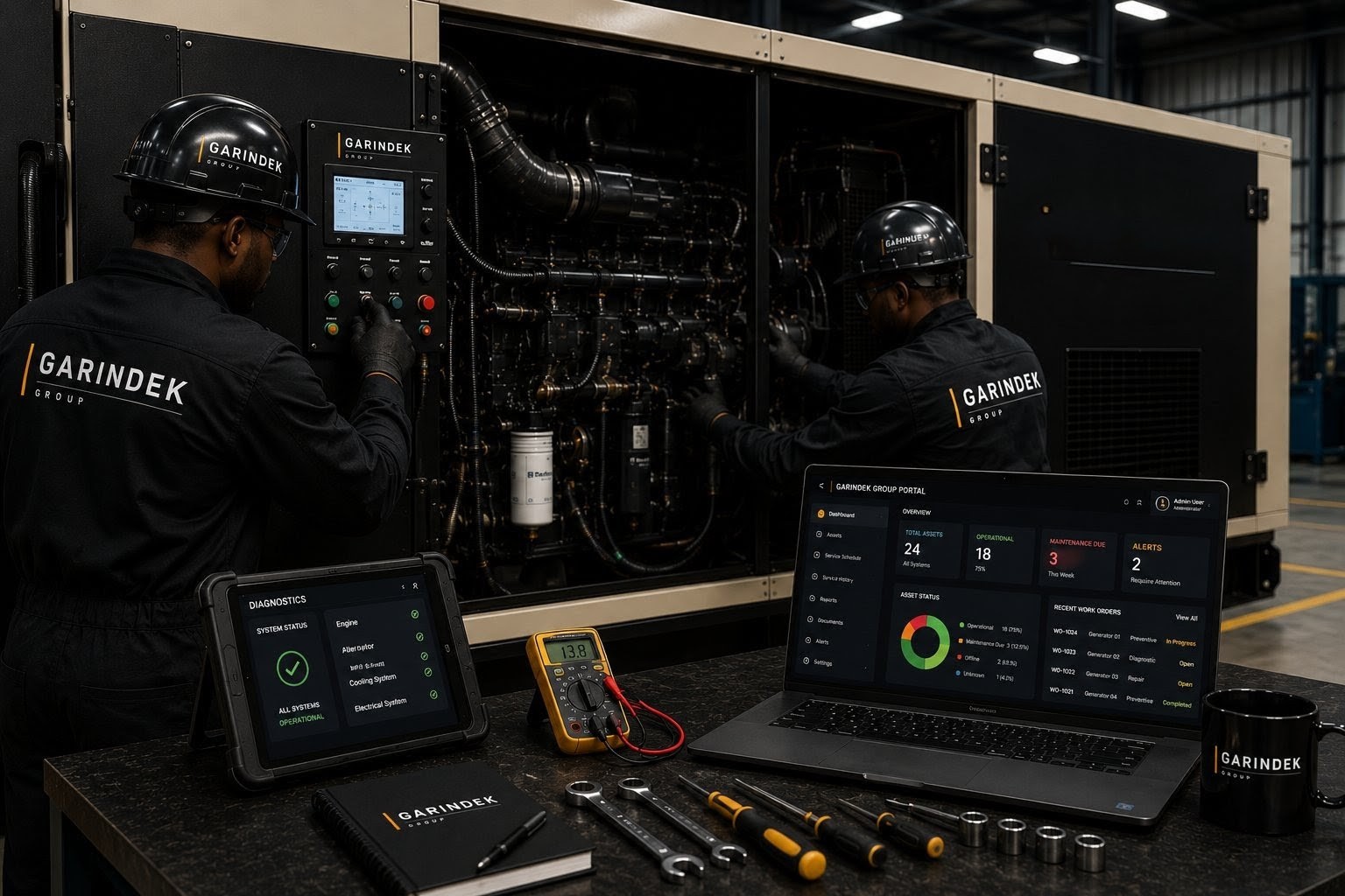 Generator maintenance coordination systems